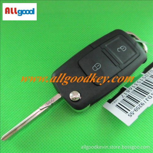 VW flip key shell 2 buttons remote key shell